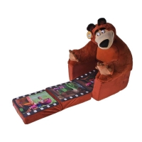 Мягкая игрушка " Кресло-кровать Маша и Медведь"