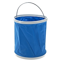 Ведро складное 11 л, автомобильное, цвет синий