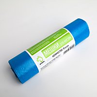 Мешки для мусора ПНД 120 л "Люкс", толщниа 20 мкм, рулон, цвет синий, 10 шт