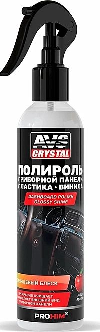 Полироль панели AVS AVK-612 глянцевый яблоко 250 мл