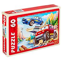 Пазл Крутые машинки 60 элементов