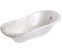 Классическая ванночка для купания Little Angel LA4103PL Ангел White (уценка, брак, скол края)