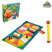 Настольная игра "Успей за 5 секунд", 200 заданий, с таймером-горкой, №SL-02785