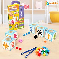 ZABIAKA Сортер-копилка "Цветные бомбошки"