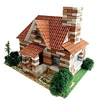 Конструктор из кирпичиков "Домик" 360 эл. Л-24