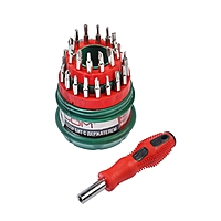 Набор отверток с битами LOM, для точных работ, держатель с насадками, 31 предмет