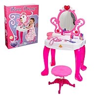 Игровой набор "Столик модницы с пианино", со стульчиком, со звуковыми эффектами
