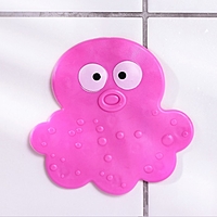 Мини-коврики для ванны "Медуза", 6 шт, цвет МИКС