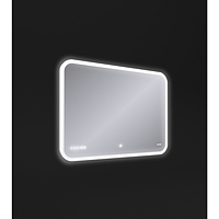 Зеркало Cersanit LED 070 DESIGN PRO 80x60, сенсор, антизапотевание, часы