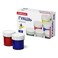 Гуашь 6цв*17мл ErichKrause Basic 50543