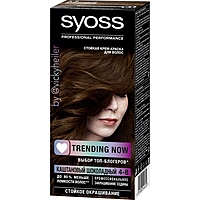 Краска для волос Syoss Color, тон 4-8, каштановый шоколадный