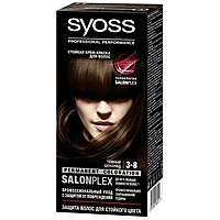 Краска для волос Syoss Color, тон 3-8, тёмный шоколад