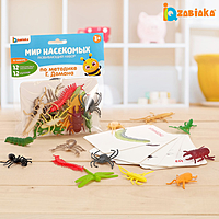 Zabiaka Развивающий набор с карточками по методике Домана "Мир насекомых"
