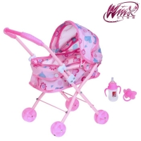 Игровой набор: коляска-люлька для куклы и аксессуары, металл, феи ВИНКС: Блум