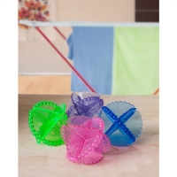 Набор шаров для стирки 4 шт, d=5 см, цвет МИКС