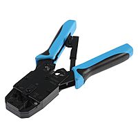 Кримпер TUNDRA, для обжима клемм RJ-45 8P, RJ-12 6P, RJ-10 4P, вертикальный обжим