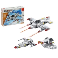 Конструктор Вооруженные силы "Истребитель", 99 деталей, 3 варианта сборки