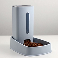 Автопоилка с угольным фильтром, серая