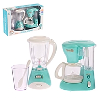 Набор бытовой техники "Для кухни": блендер, кофеварка, со световыми и звуковыми эффектами