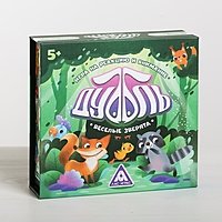 Настольная игра на реакцию и внимание «Дуббль. Веселые зверята», 55 карт