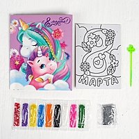 Фреска-открытка "8 марта"