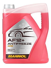 Антифриз Mannol 4012 AF12+ Longlife -40°C 5 л красный