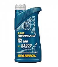 Масло компрессорное Mannol 2902 Compressor Oil ISO 100 1 л мин.