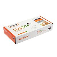 Смеситель для кухни Accoona A48104F, однорычажный, с гайкой, нерж.сталь, черный/сатин