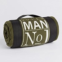 Плед "Этель"  Super man 130х150 см, 100% п/э, флис 175 гр/м2