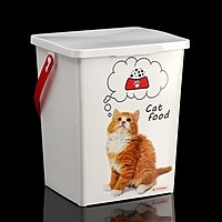 Контейнер"Кошки" для корма для кошек, 8,5 л