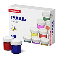 Гуашь 12цв*17мл ErichKrause Basic 50544