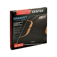 Весы напольные Centek CT-2431, диагностические, до 180 кг, 2хААА, стекло, черно-золотые