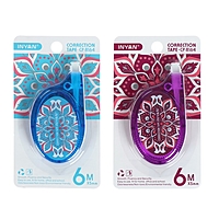 Корректор-лента 6м*5мм на блистере МИКС с рисунком