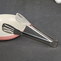 Щипцы кухонные "Лопатка", 304 сталь, 24х4,5 см