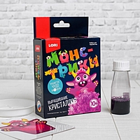 Выращивание кристаллов.Монстрики «Фиолетовый монстрик»