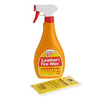 Полироль Leather & Tire Wax для кожи, резины и пластмассы, 500 мл 330125