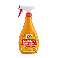 Полироль Leather & Tire Wax для кожи, резины и пластмассы, 500 мл 330125