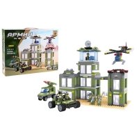 Конструктор Армия "Командный пункт" , 550 деталей