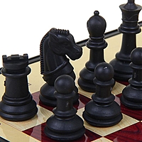 Игра настольная "Шахматы средние", с ящиком, магнитная, в коробке, 24х18 см