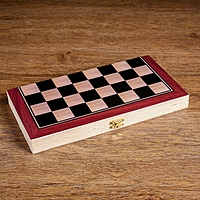 Игровой набор 2 в 1: шашки и нарды, поле 29 × 29 см