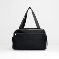 Сумка для обуви на молнии, 1 отдел, наружный карман, цвет чёрный