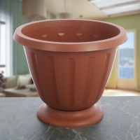 Вазон 10 л "Пальмира", цвет коричневый