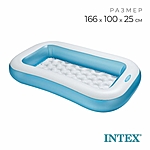 Бассейн надувной 166х100х25см от 2 лет 57403 INTEX