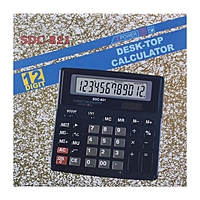 Калькулятор настольный 12-разрядный SDC-821 двойное питание