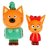 Игрушка для ванны «Три Кота. Карамелька и Компот»