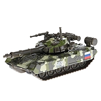Машина металлическая "Танк T-90" 12 см, подвижн детали, инерц SB-16-19-T90-M-WB.19