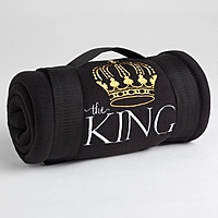 Плед "Этель"  Король 130х150 см, 100% п/э, флис 175 гр/м2