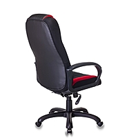 Кресло игровое  VIKING-9/BL+RED черный/красный искусст.кожа/ткань