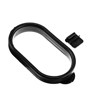 Держатель мусорного пакета в салон авто, 16.5х9 см, черный