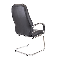 Кресло для посетителей Everprof Drift Full CF EC-331-2 CF PU Black экокожа черный